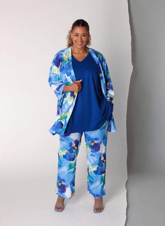 COLLETTA Maya Bottoms - Blue/Multi-Colour - maat 0(46)