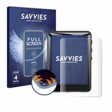 Savvies - Screenprotector voor Zaqe MP3 Player M4 2.4" - Folie Beschermfolie transparant volledig dekking 4 Stuks