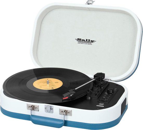 Trevi TT1020 Retro Platenspeler - Turquoise - USB / AUX / MP3 / Bluetooth / RCA