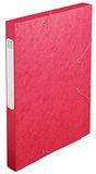 Exacompta 25x Cartobox Archiefdoos Rug 25mm - A4 (vlak geleverd) - Rood - 18509H