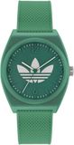 ADIDAS ORIGINALS Montre analogique 'PROJECT TWO' émeraude / blanc