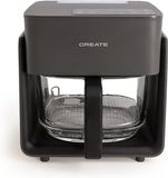 CREATE - Olievrije friteuse van 4,2 L met stoomfunctie - Zwart - AIR FRYER CRYSTAL