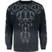 Black Premium by EMP Longsleeve With Runes Print - M tot XXL - voor Mannen - zwart-grijs