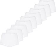 sloggi Dames maxi slip 9 pack Basic+ wit
