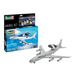 Revell Maquette d'avion - 63794 Boeing E-3A Sentry / AWACS - Chasseur à réaction américain - Kit de modèle en plastique - 1:144 - Modélisme