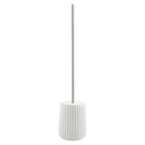 Gedy Marika Toiletborstel, keramiek, wit, 10,2 x 10,2 x 45 cm
