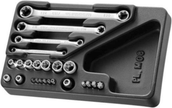 Facom Module van Torx® doppen en sleutels - 24 stuks - MOD.TX1A