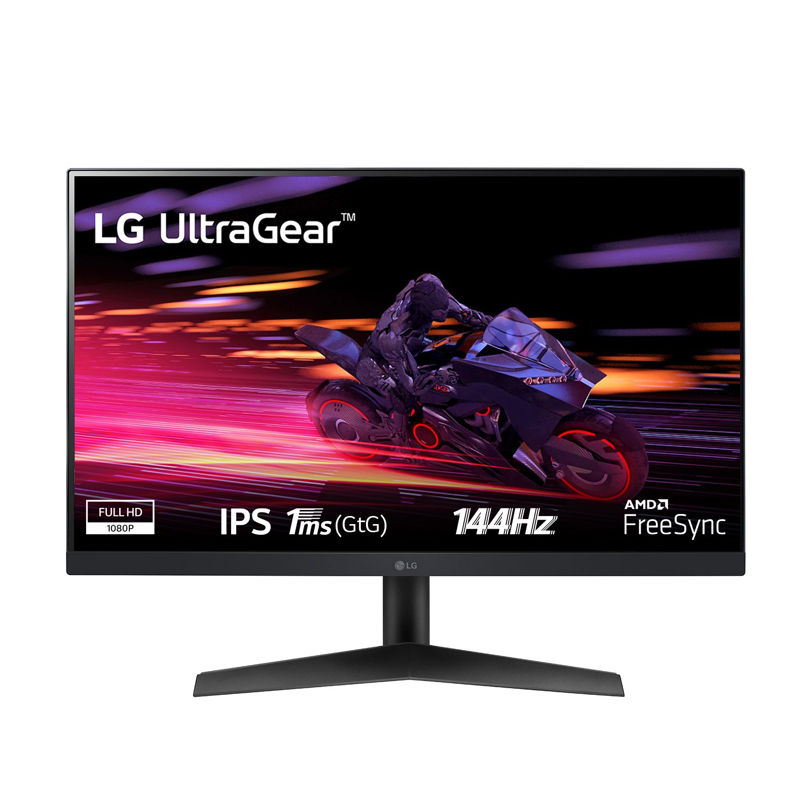LG 24GN60R-B - 24" Full HD Gaming Monitor - 144Hz, IPS, FreeSync Premium