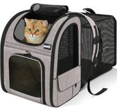 Merkloos Transporttas kat reistas kattendrager - Uittrekbaar en opvouwbaar - 8 kg - Grijs