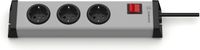 Ehmann 0201x00032301 Prise universelle avec interrupteur - 3 prises - Câble d'alimentation de 1,5 m