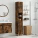 Maison Exclusive - Armoire de salle de bain avec étagères ouvertes, modèle ARNHEM, en chêne fumé