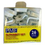 PME Alfabetsnijders voor suikerwerk en taartdecoratie, set van 26, wit, 5 x 1,3 x 5 cm