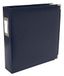 We R Memory Keepers Faux lederen 3-rings bindmiddel, marineblauw