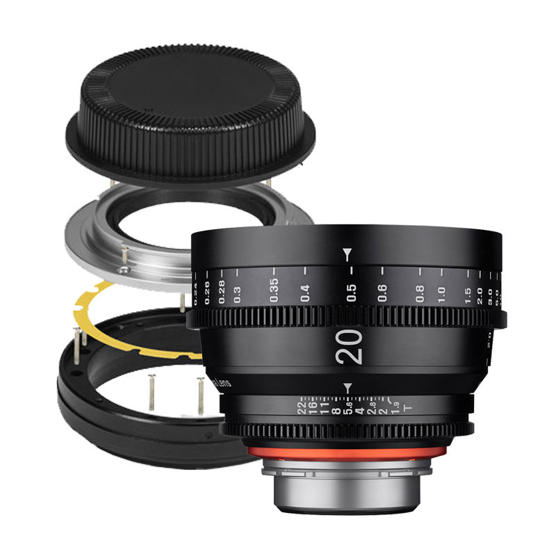Xeen 20mm T1.9 Canon EF + Mount Kit Nikon