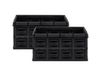 W5 Lot de 2 paniers pliants, 45 L
