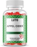 LUTO Supplements Appel Cider Vinegar gummies - Rood fruit smaak - Hoge dosering Apple cider vinegar extract - 500 mg - Vegan - 60 gummies