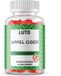 LUTO Supplements Appel Cider Vinegar gummies - Rood fruit smaak - Hoge dosering Apple cider vinegar extract - 500 mg - Vegan - 60 gummies