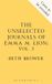 The Bloomsbury Publishing Plc The Unselected Journals of Emma M. Lion, vol. 3