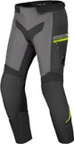 SHIMA Alpha Waterproof Textiele Motorbroek - Zwart/Grijs/Fluoriserend geel - Maat 2XL
