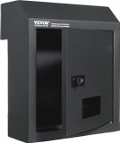 Vevor Inbouwbrievenbusdeur 305x155x360 mm Donkergrijs Codeslot