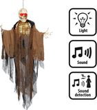 Boland - Decoratie Creepy mummy - Horror - Skelet - Halloween - Versiering met licht en geluid