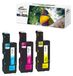 Dell 3x cartouche de toner pour Dell E525W, cyan/magenta/jaune