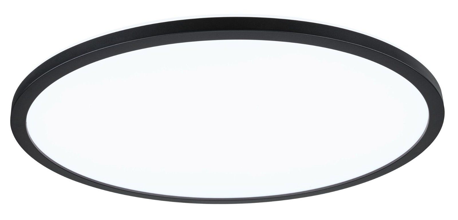Paulmann Atria Shine LED Paneel Zwart Rond 420mm 23W Dimbaar 71013