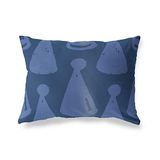 BonaMaison Blauw Decoratieve Kussensloop, Kussenhoezen Bank, Decoratieve Kussenhoesjes, Kussensloop; Sofa, Slaapkamer, Kantoor, Auto 45x60 Cm - Ontworpen en vervaardigd in Turkije