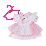 BABY born Zwanenjurk 43 cm met tule rok