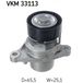 SKF Tendeur de courroie, courroie trapézoïdale à nervures SKF VKM 33113 Citroën