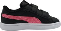 PUMA Baby Fille Smash 3.0 Hearty V INF Sneaker, Noir-Magic Rose, 5 UK Enfant