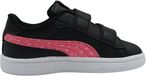 PUMA Baby Meisjes Smash 3.0 Hearty V INF Sneaker, Zwart-Magic Rose, 5 UK Kind