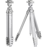 Leofoto AZ-235C+MBH-30 Azure series Ultra Compact tripod, full silver