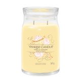 Yankee Candle Bougie Cylindrique Vanille Cupcake - 90 Heures de Combustion