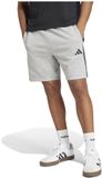 Adidas Essential 3 Stripes French Terry Korte Broek Grijs XS