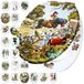 Abattant de WC avec fermeture douce et illustrations originales