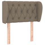 VidaXL Hoofdbord met randen Taupe