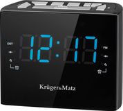 Krüger&Matz KM0821 FM wekkerradio, zwart