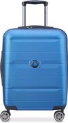 DELSEY Delsey Comete+ Slim Cabin Trolley 55 light blue Harde Koffer Blauw