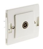 Venus 130320 TV stopcontact, wit, One Size