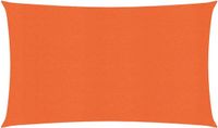 vidaXL - Zonnezeil - 160 g/m² - rechthoekig - 3x6 m - HDPE - oranje