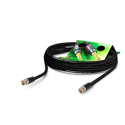 SOMMER CABLE SC-Vector 6G-SDI / 4K Video Patch Cable, BNC/BNC, Black (60m)