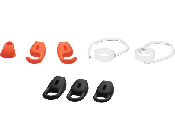 Jabra Stealth UC Ear Hook - Black, Orange, White - 8 Pack