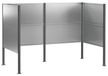 Syfax Afvalcontainer scherm 167 x 85 x 113 cm Gegalvaniseerd staal