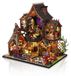 Maison miniature bricolage avec éclairage LED