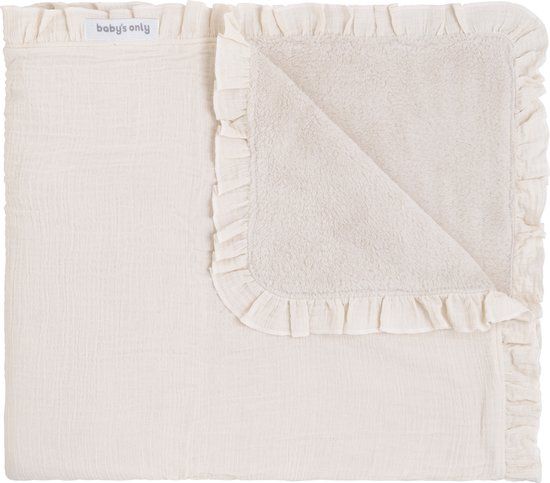 Baby's Only Ledikantdeken teddy Calm - Warm Linen - 100x135 cm