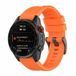By Qubix Qubix - Siliconen sportbandje - 20mm Quickfit - Oranje - Geschikt voor Garmin Fenix 9 / 9 Pro (43mm)