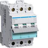 Hager 306 rrrrn nr mcb serieschakelaar 3p, 6a, Curve c, 25 ka