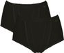 Sloggi Women Control Maxi (2-pack) - dames slip - zwart