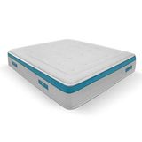 DUÉRMETE ONLINE Sanex visco-elastische matras, antibacterieel, hoog comfort en maximale hygiëne, hoogte 28 cm, viscogel, 140 x 190 cm